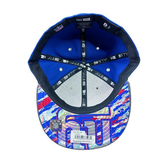 New Era 59Fifty NFL New York Giants Fitted Hat - Size 8 1/8 - Picture 7 of 8